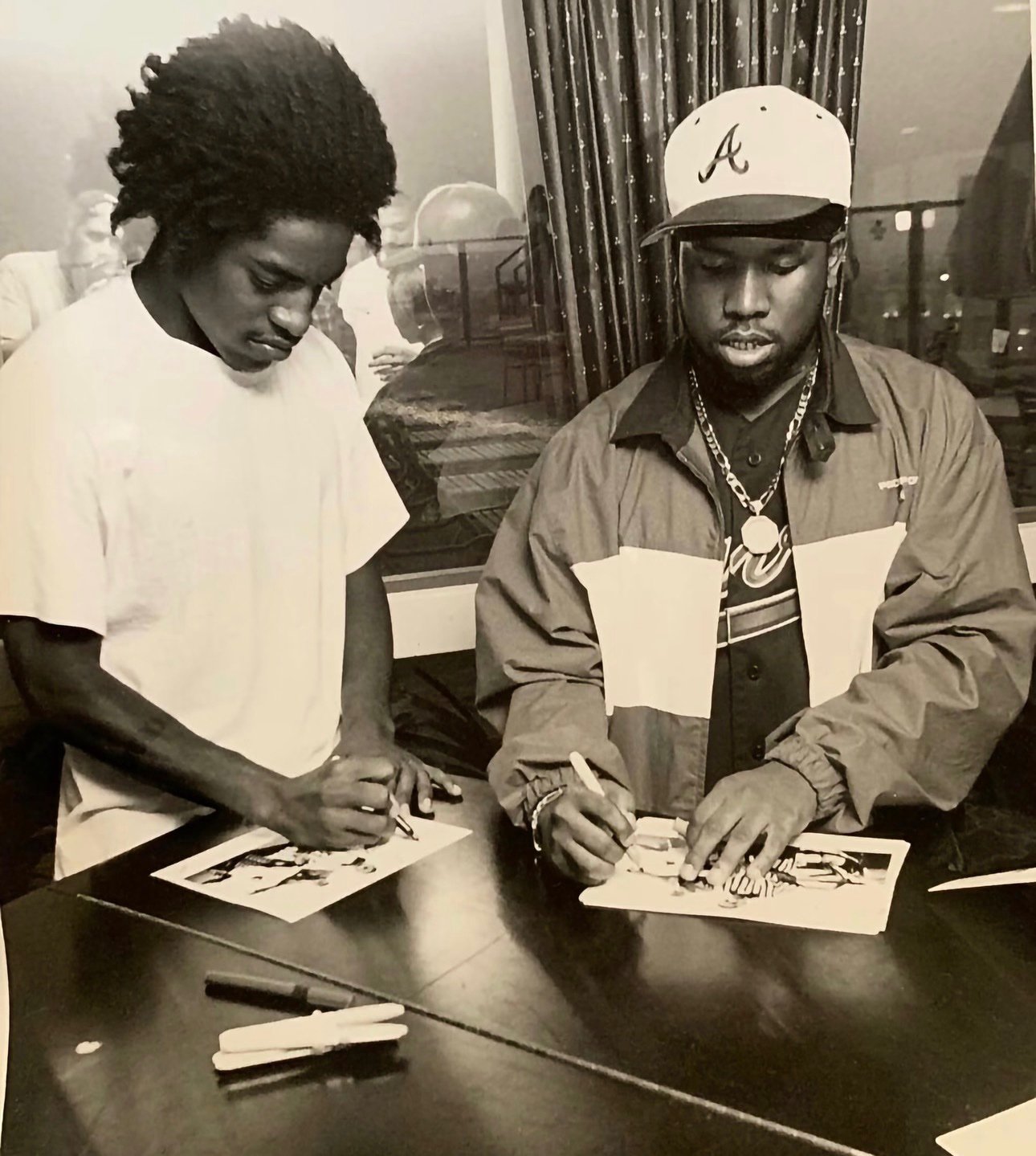 OutKast early black-and-white photo